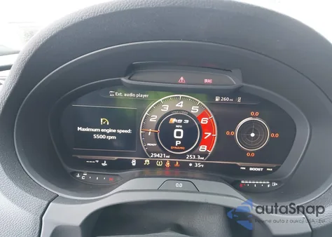 2020 Audi Rs 3 Tfsi Quattro S Tronic z USA, uszkodzony, nr VIN WUABWGFF2LA904560